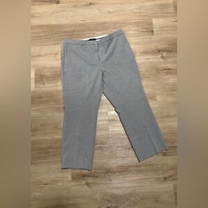 NWT Ann Taylor Sophia Curvy Grey Straight Leg Dress Pant